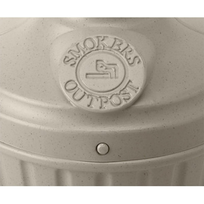 Commercial Zone Smokers' Outpost Seated Cigarette Receptacle & Reviews Wayfair